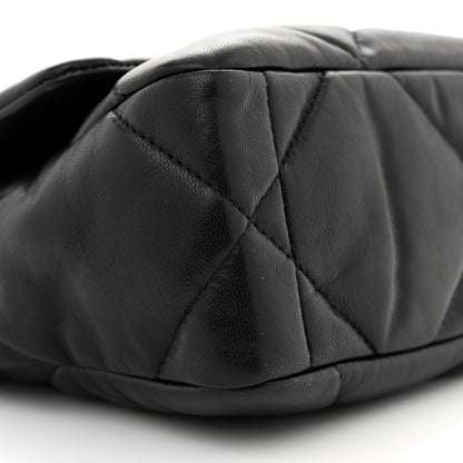 Chanel Goatskin Quilted Medium Chanel 19 Flap Black 9 of 10