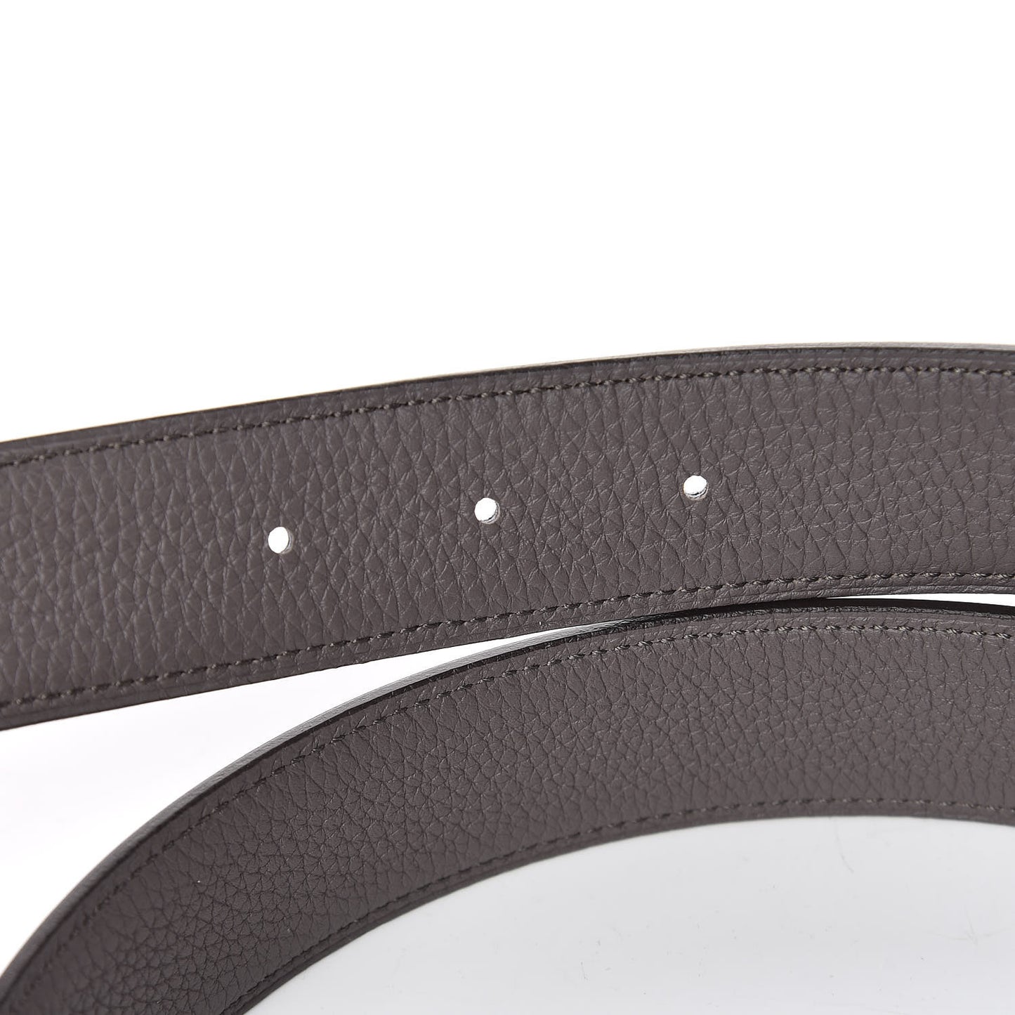 Box Togo 32mm Guilloche H Belt 90 Black Etain