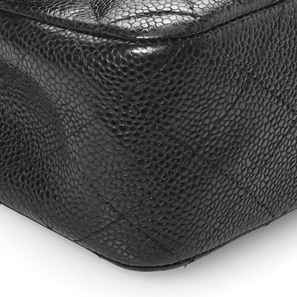 Chanel Caviar Quilted Medium Double Flap Black 9 of 13