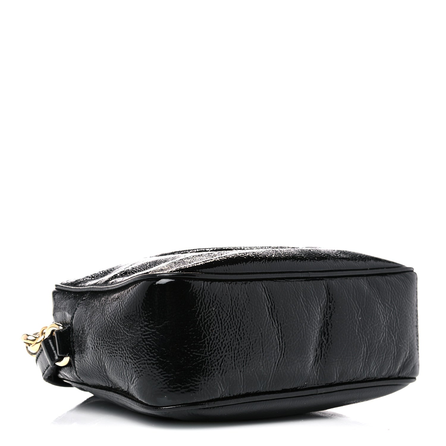 Gucci Soft Patent Small Soho Disco Bag Black 4 of 15