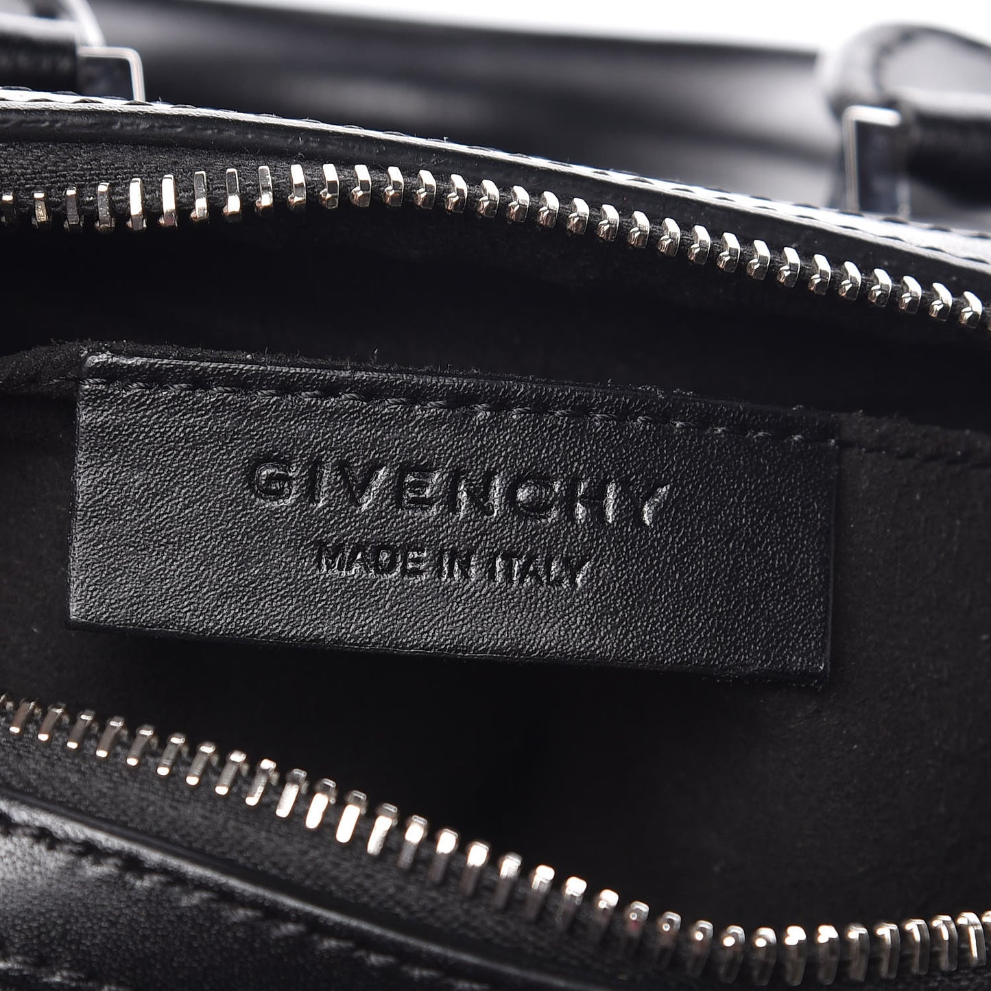 Calfskin Star Micro Lucrezia Black Silver