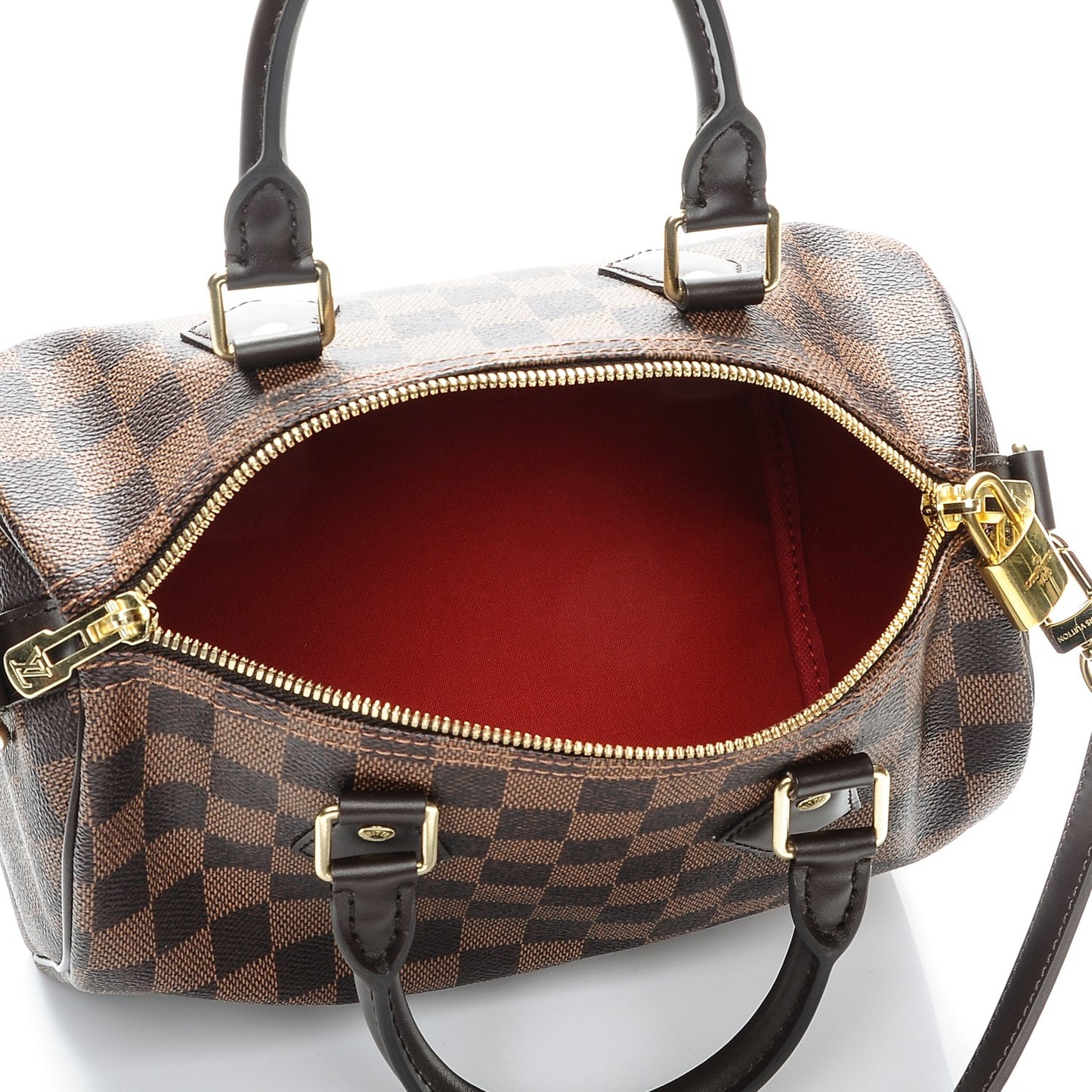 Damier Ebene Speedy Bandouliere 25