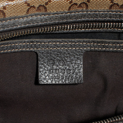 Gucci Crystal Monogram Dollar Calfskin Medium Joy Boston Beige Ebony Testa di Moro 6 of 7