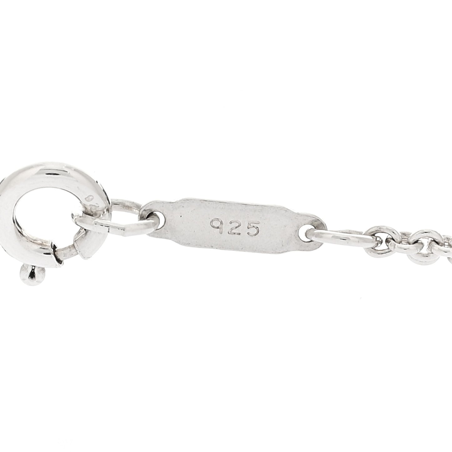 Sterling Silver Figure 8 Pendant Necklace