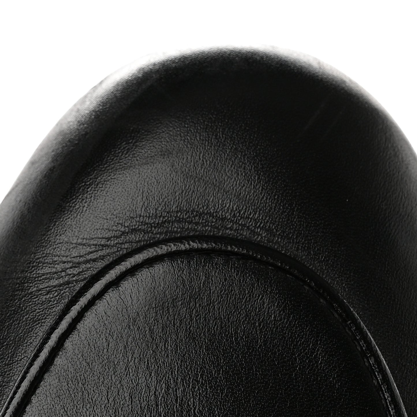 Calfskin Fur Womens Princetown Slippers 39 Black