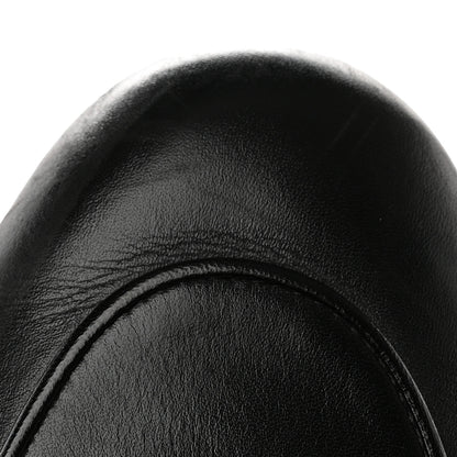 Gucci Calfskin Fur Womens Princetown Slippers 39 Black 10 of 11