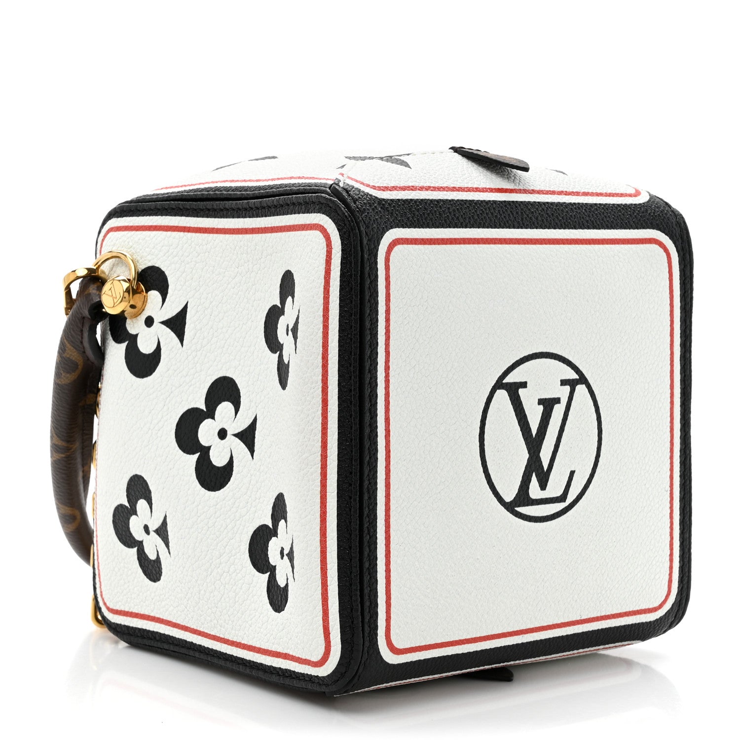 Louis Vuitton Taurillon Game On Square Dice Bag White 4 of 10
