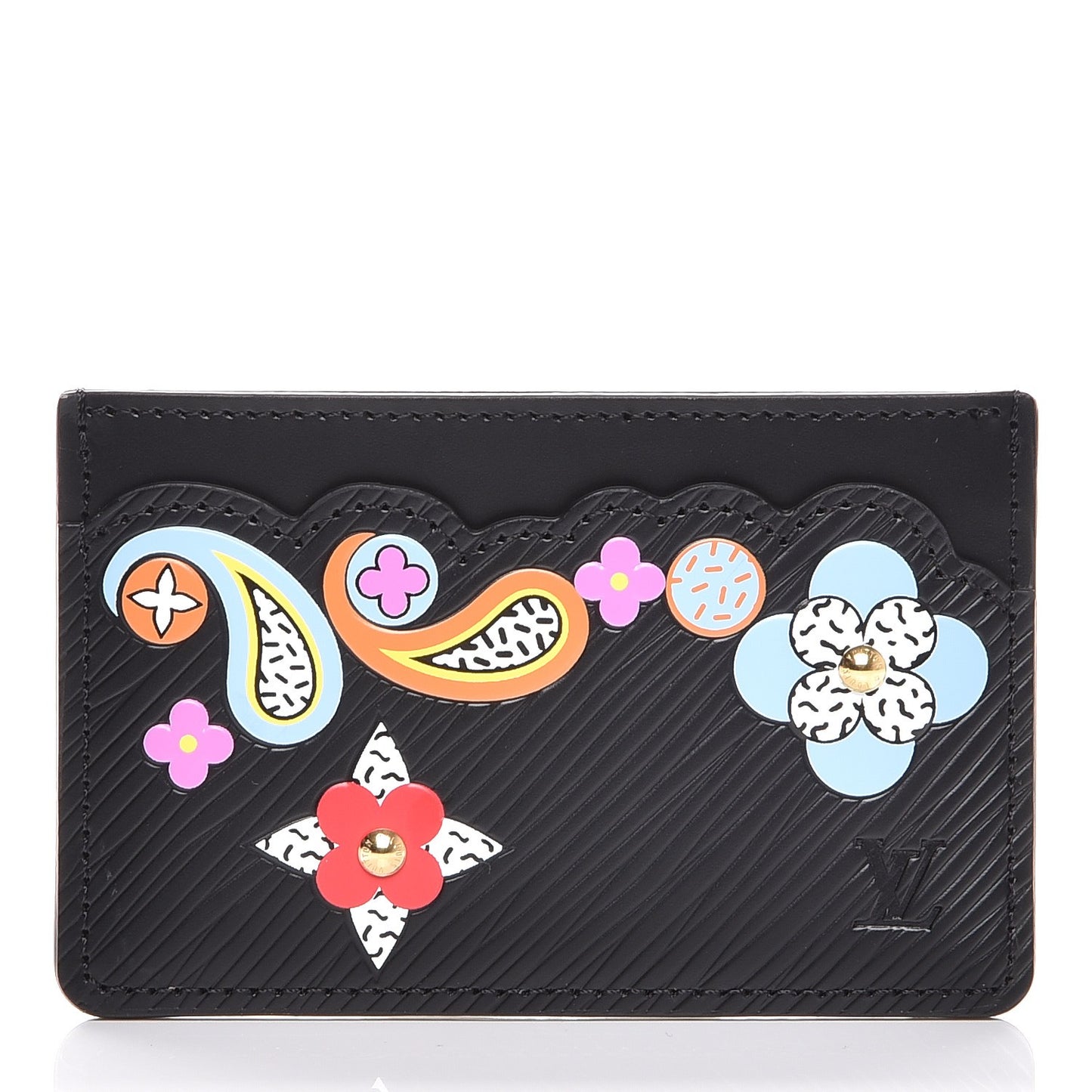 Epi Flower Remix Card Holder Black