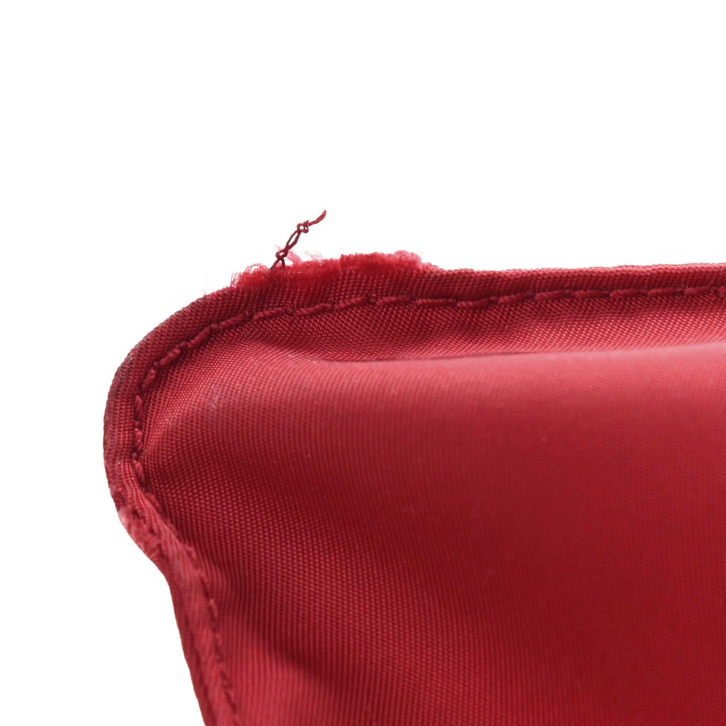 Nylon Flat Messenger Bag Cherry