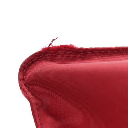 Prada Nylon Flat Messenger Bag Cherry 11 of 13