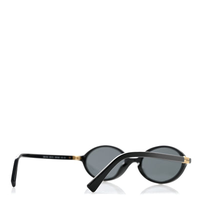 Miu Miu Acetate Oval Regard Sunglasses SMU04Z Slate Gray 4 of 8