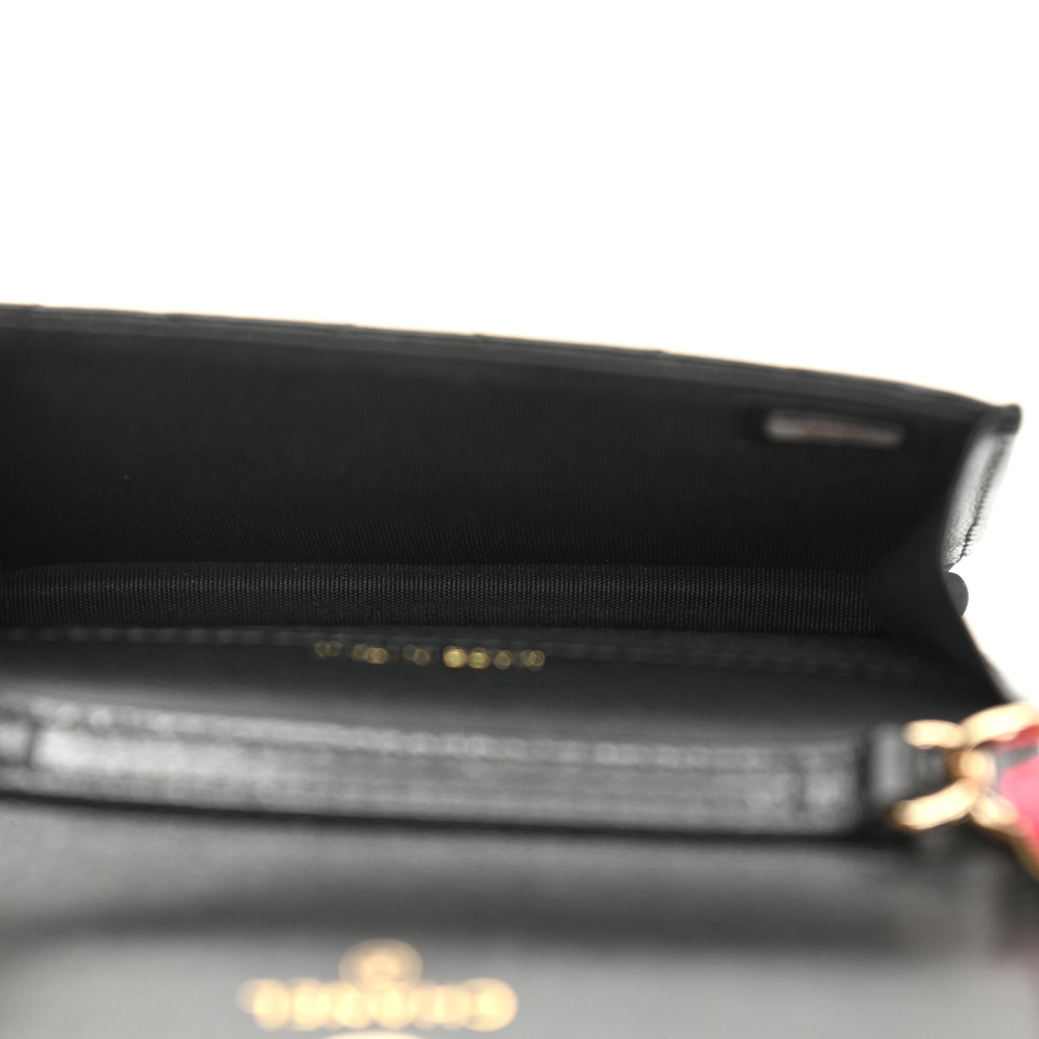 Chanel Shiny Lambskin Ribbon Quilted Flap Belt Bag Black 5 of 10