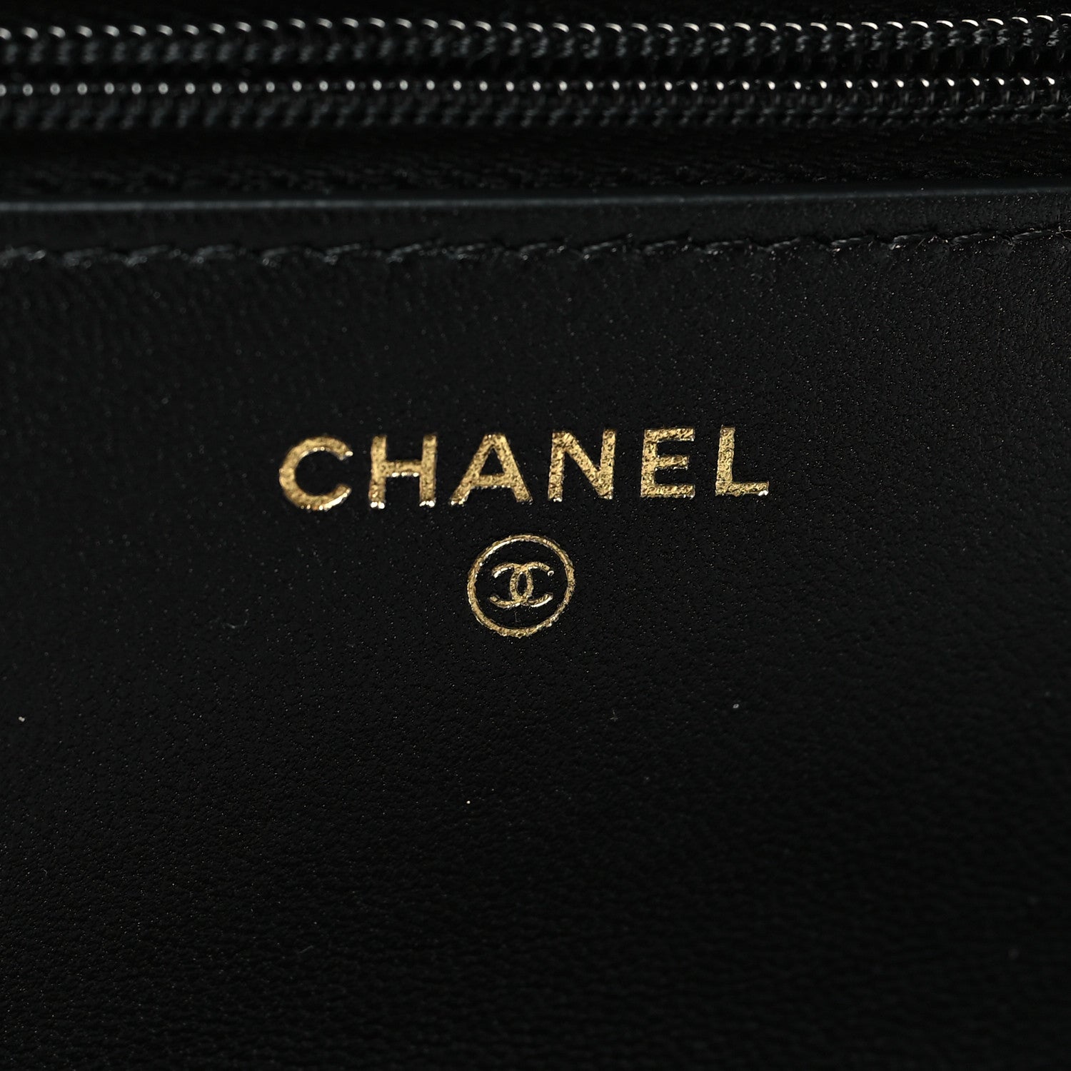 Chanel Lambskin Plexiglass Quilted Coco Love Wallet On Chain WOC Black 6 of 12