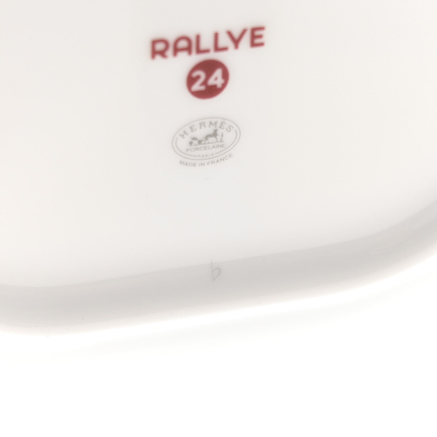 Hermes Porcelain Rallye 24 Mini Oval Plate 5 of 5