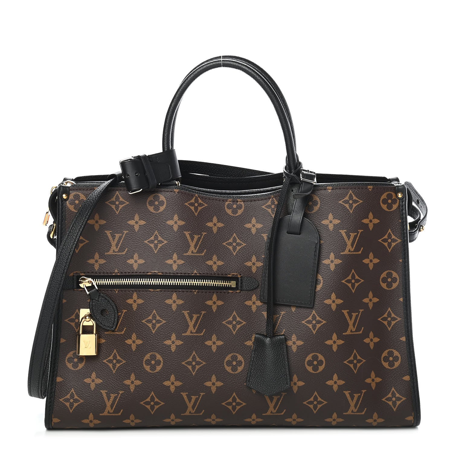Louis Vuitton Monogram Popincourt MM Black 1 of 10