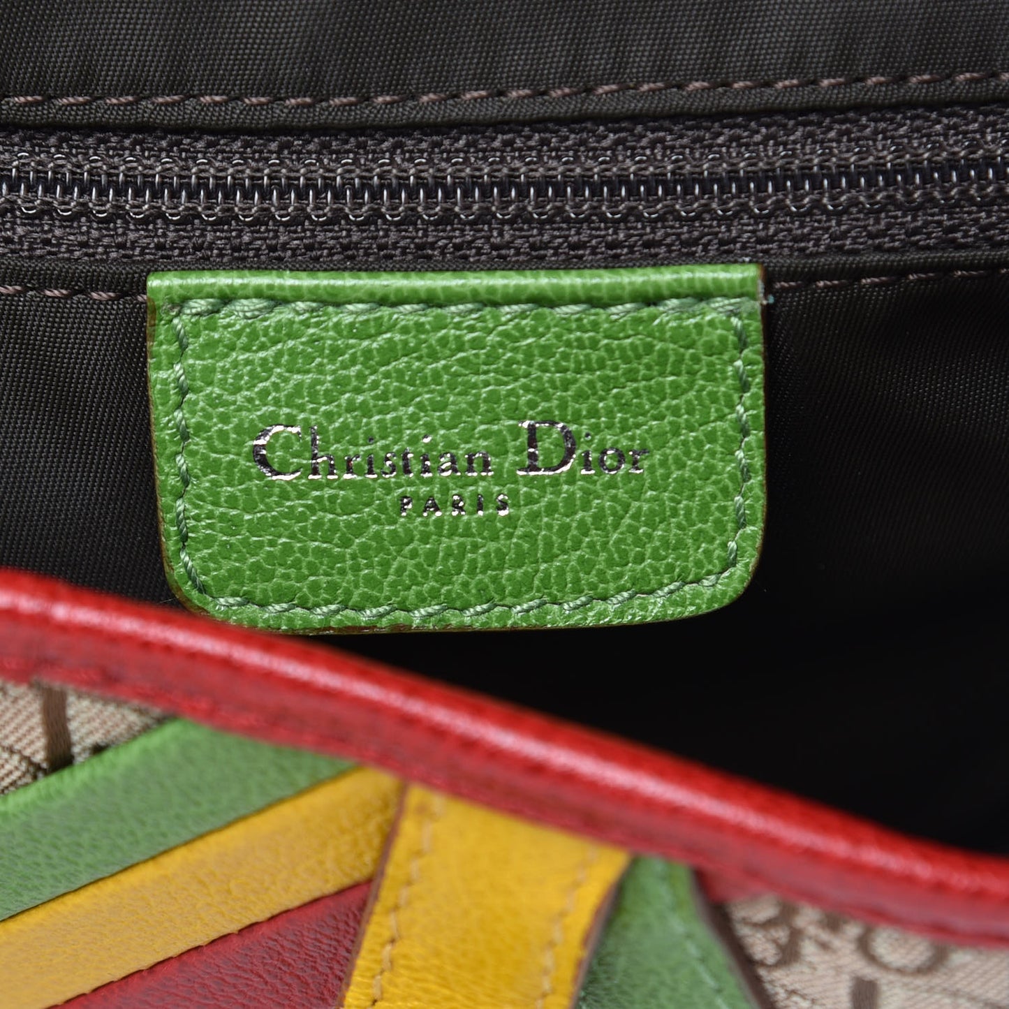 Monogram Rasta Saddle Bag Beige