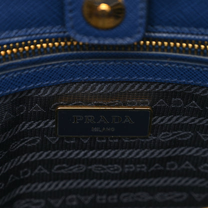 Prada Saffiano Lux Medium Tote Bluette 7 of 9