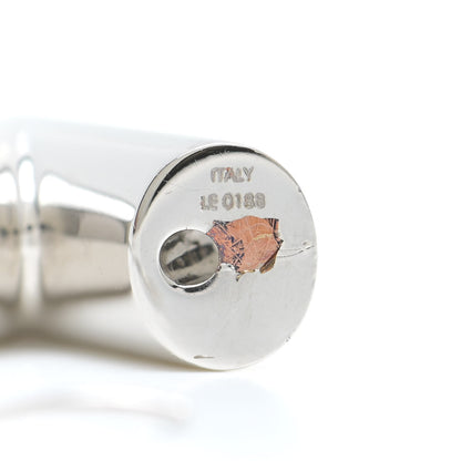 Louis Vuitton Essential V Hoop Earrings Silver 6 of 7