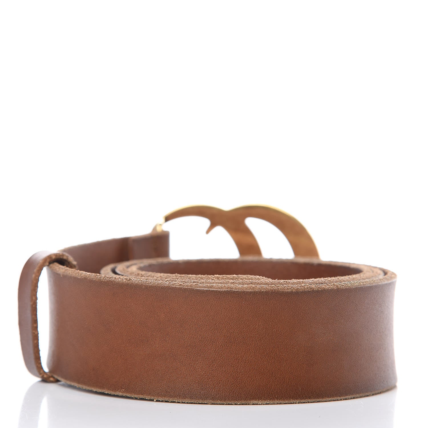 Gucci Faded Calfskin Double G 40mm Belt 95 38 Cuir 3 of 8