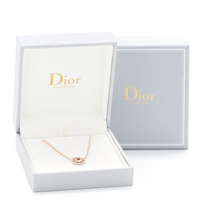 Christian Dior 18K Rose Gold Ruby Mother of Pearl Rose Des Vents Necklace 7 of 7