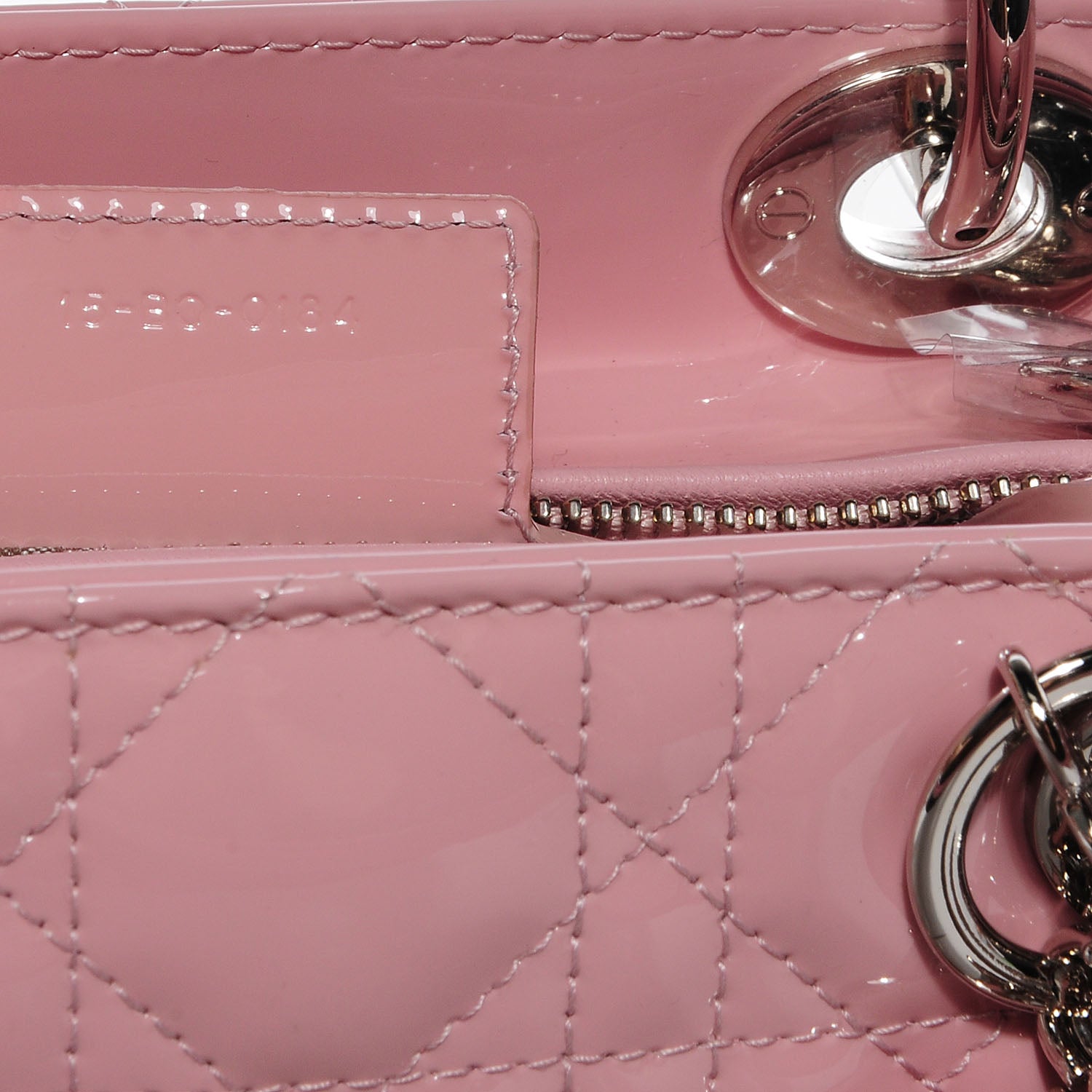 Christian Dior Patent Cannage Medium Lady Dior Rose Clair 10 of 23