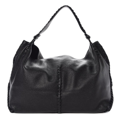 Bottega Veneta Cervo Deerskin Hobo Nero Black 1 of 7