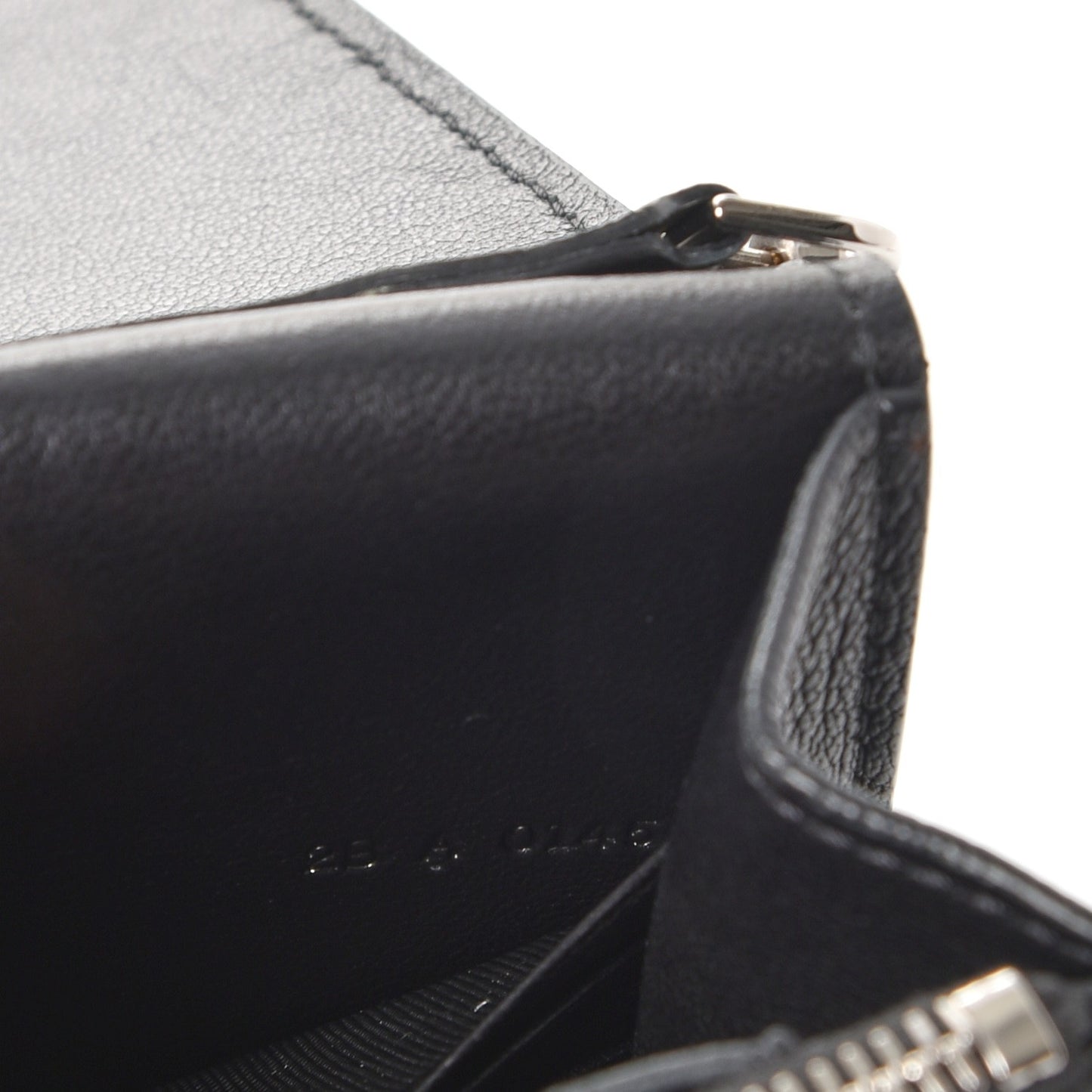 Sugar Goatskin Pandora Chain Wallet Black