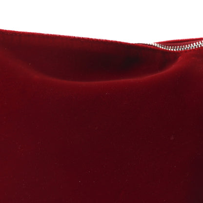 Jimmy Choo Velvet Callie Shoulder Bag Red 8 of 10