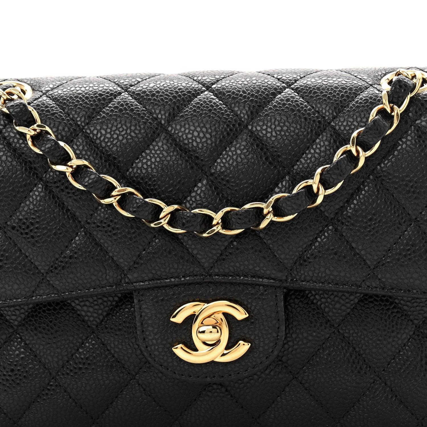 Chanel Caviar Quilted Small Double Flap Black 8 of 12