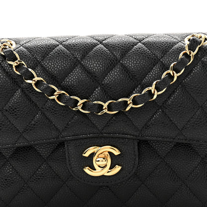 Chanel Caviar Quilted Small Double Flap Black 8 of 12