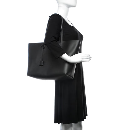 Saint Laurent Calfskin Large Shopping Tote Black 2 of 7