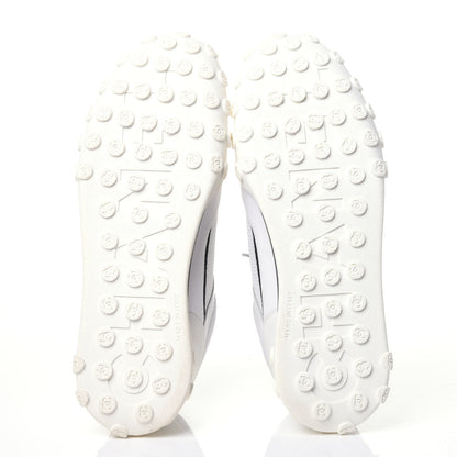 Chanel Calfskin Mesh Lycra Womens Logo Sneakers 40 White 5 of 10