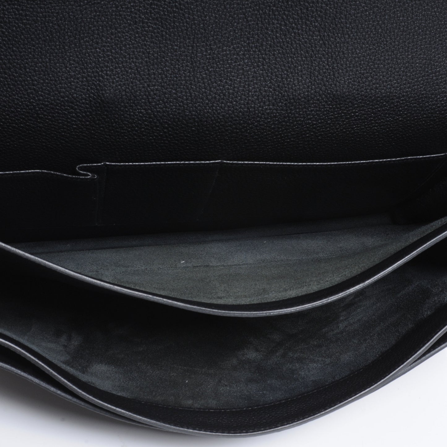 Veau Togo Sac a Depeche 41 Serviette Briefcase Black