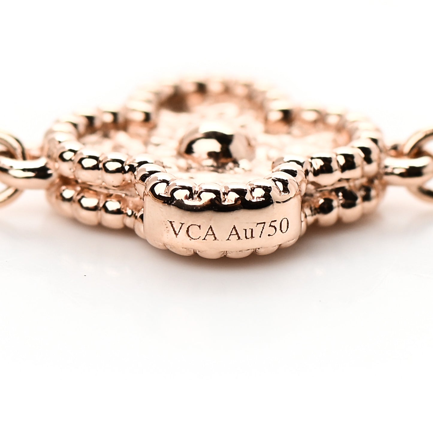 18K Rose Gold 16 Motifs Sweet Alhambra Necklace