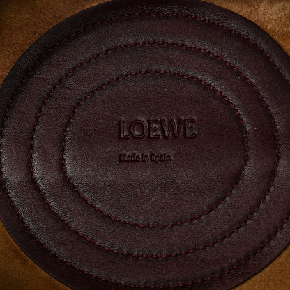 Loewe Shiny Nappa Calfskin Small Paseo Bag Burgundy 6 of 10