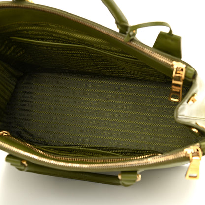 Prada Saffiano Medium Galleria Double Zip Tote Edera 6 of 10