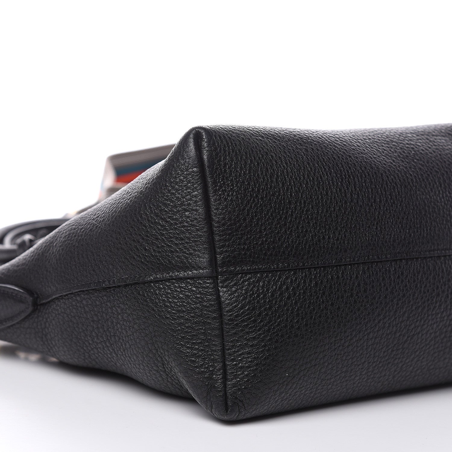 Prada Vitello Daino Tote Black 8 of 10