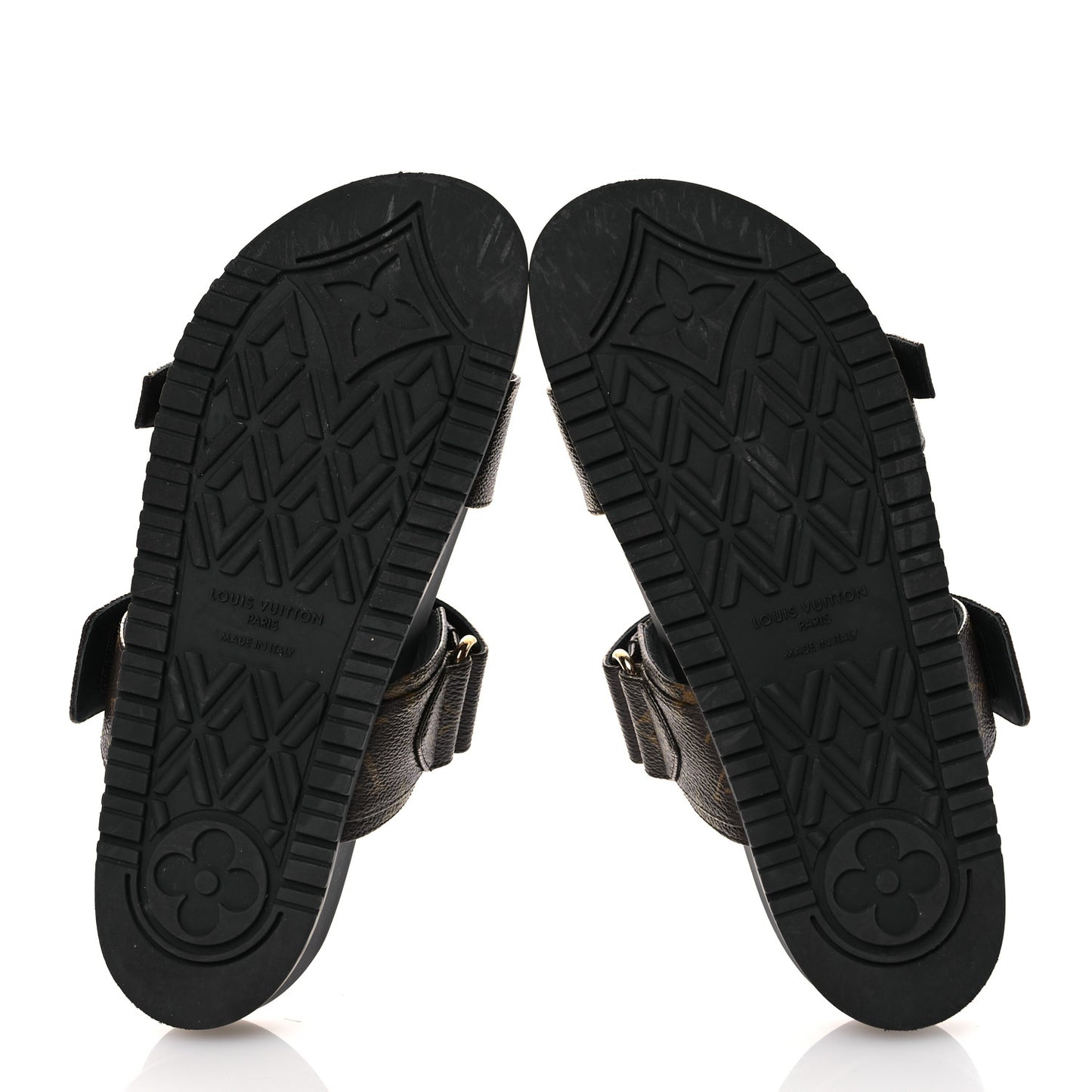 Monogram Bom Dia Mule Sandals 38 Black