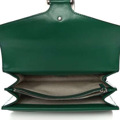 Gucci Azalea Calfskin GG Monogram Bi-Color Debossed Small Dionysus Shoulder Bag Stone Topaz Mystic White Emerald 5 of 11