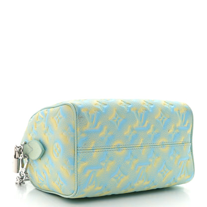Louis Vuitton Empreinte Monogram Summer Stardust Speedy 20 Water Green 4 of 12