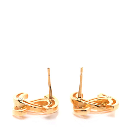 Chanel Metal Obazine CC Earrings Gold 6 of 10