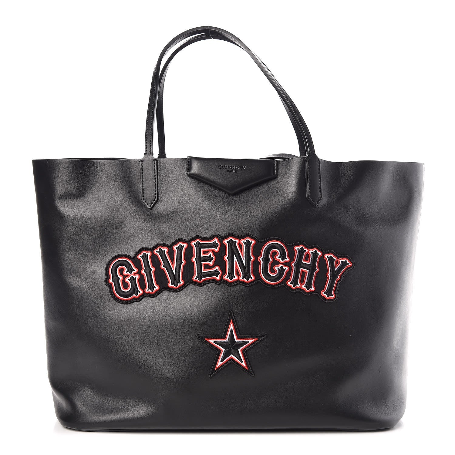 Givenchy Calfskin Gothic Large Antigona Tote Black 1 of 9