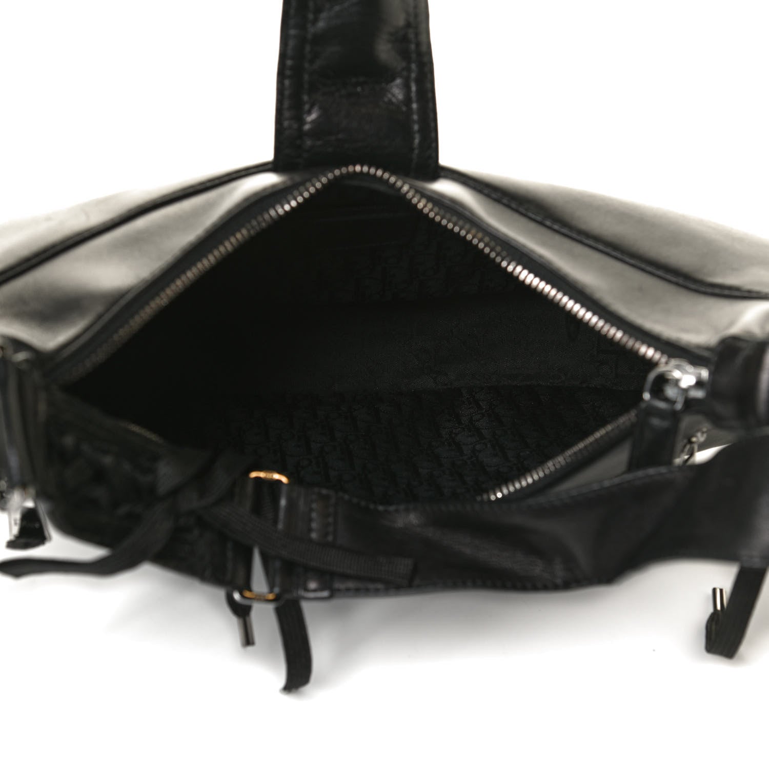 Christian Dior Calfskin Admit It Hobo Black 4 of 11