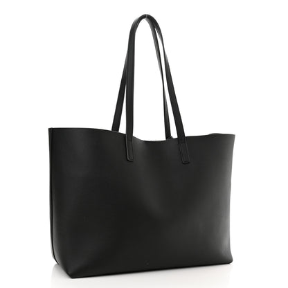 Saint Laurent Calfskin Large Shopping Tote Black 3 of 9