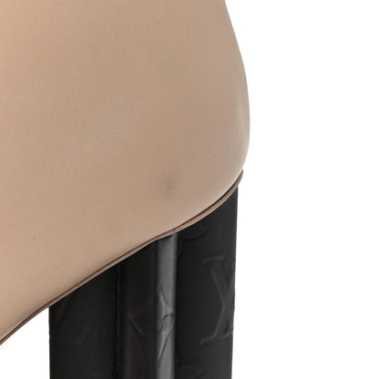 Louis Vuitton Calfskin Silhouette High Boots 36 Beige 8 of 8