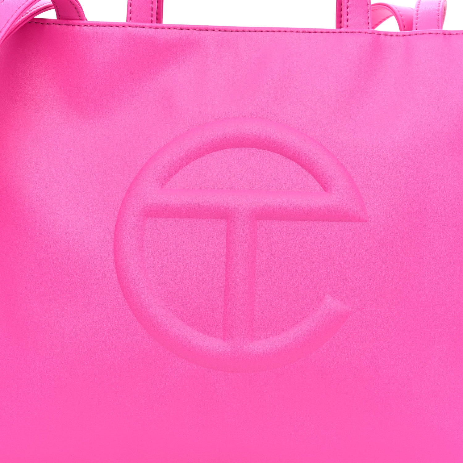 Telfar Vegan Leather Medium Shopping Bag Azalea 8 of 10