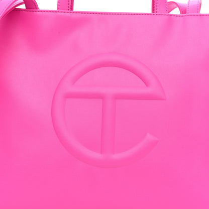 Telfar Vegan Leather Medium Shopping Bag Azalea 8 of 10
