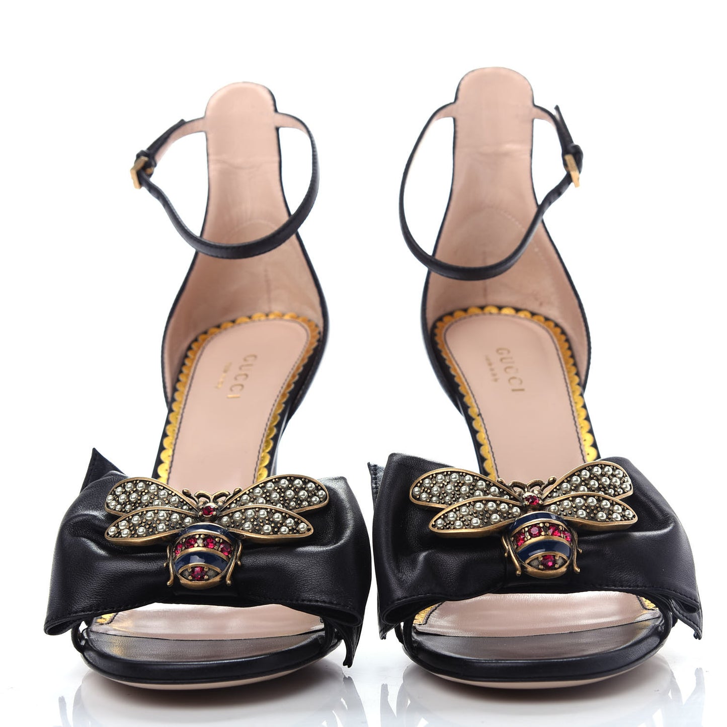 Nappa Queen Margaret High Heel Sandals 37.5 Black