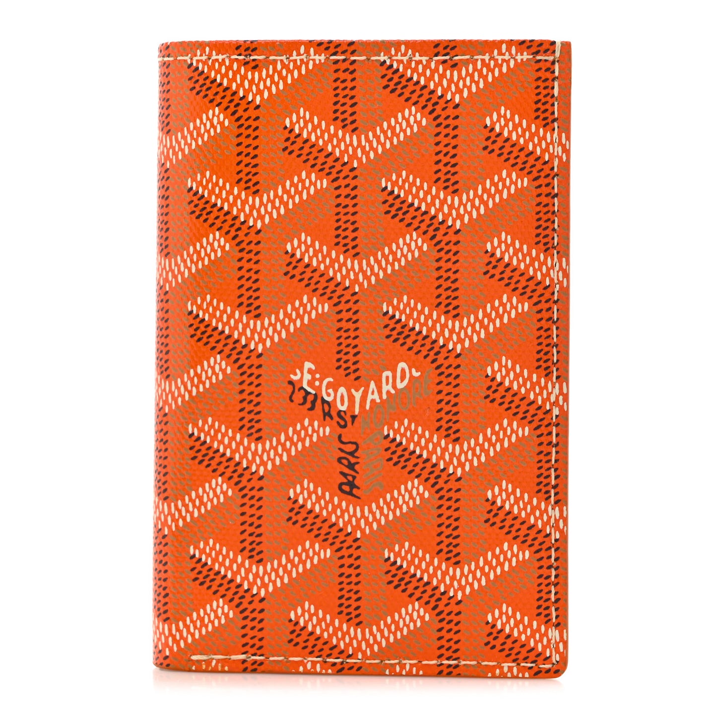Goyardine Saint Pierre Card Holder Orange