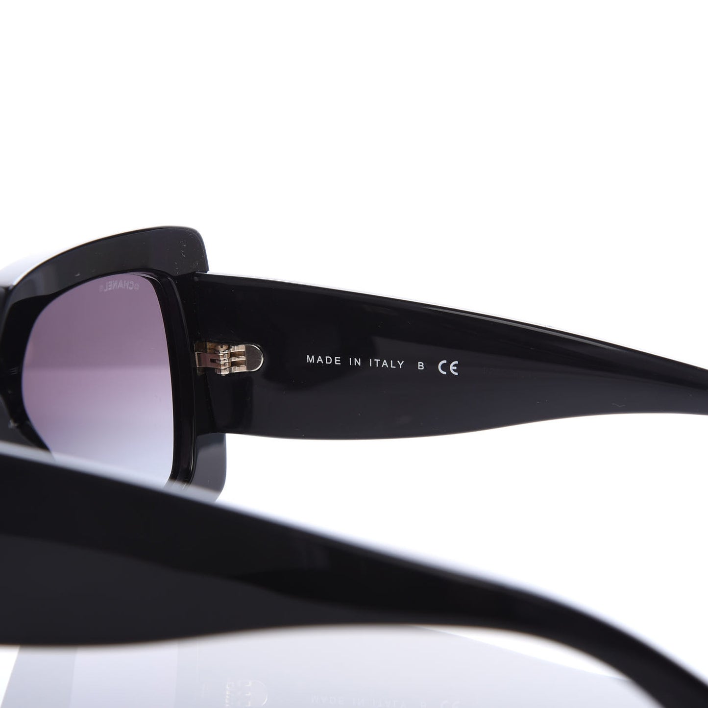 Acetate Rectangle Sunglasses 5435 Black